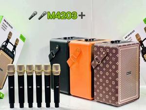 M4203 + רמקול חיצוני Dj חיצוני מיוחד קריוקי עם מיקרופון אלחוטי קורטה הגברה altavalz y bocina bt רמקול - Product Image 3