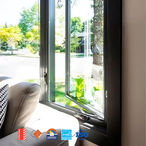 Factory AS2047 Thermal Break Aluminum Casement <strong>Window</strong> Design <strong>Frame</strong> Composite <strong>Frame</strong> Crank Double Glazed Casement <strong>Windows</strong> - Product Image 1