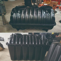 Système de biogaz enterré, fosse septique en plastique HDPE
