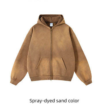 Spray-dyed sand color