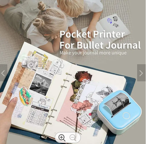 Phomemo t02 termal mini yazıcı fotoğraf taşınabilir yazıcı hediye için inpocket cep makbuz fotoğraf yazıcı - Product Image 5