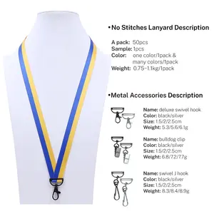 Organic Global Recycled EHUA Ergonomics Polyester Lanyard Sublimation Lanyard Logo Neck Lanyard With Logo Custom