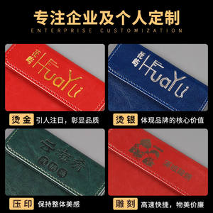 Porte-notes en cuir modèle 6150 en forme de portefeuille pour table de salle à manger, notes de boissons d'hôtel, clip de cuisine, tableau de commandes, ticket de réception - Product Image 2