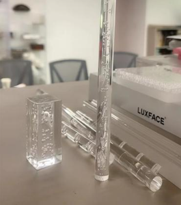 Palo de acrílico sólido transparente personalizado fuerte resistencia a la compresión servicio de procesamiento de corte de tubo de plástico disponible - Product Image 2