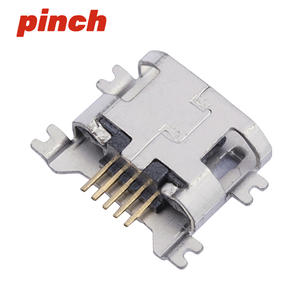 Conector Micro USB Hembra de 5 Pines, Montaje Horizontal en Superficie, Terminal PCB para Interfaz de Carga Android - Product Image 4