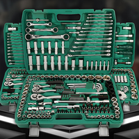 Jeu de clés à cliquet de 216 pièces, boîte à outils de réparation pour atelier automobile, kit d'outils professionnel, acier CR-V, garantie de 3 ans