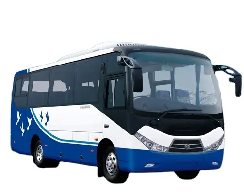 LHD RHD roda penggerak 28 kursi diesel CNG lantai rendah bisnis bus pelatih