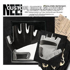 Guantes de Ciclismo Personalizados con Logotipo, de Lycra, Medios Dedos, Antideslizantes, para Deportes Casuales al Aire Libre, Venta al Por Mayor - Product Image 2