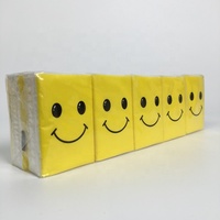 Mouchoirs de poche personnalisés avec logo imprimé, mouchoirs promotionnels en papier 3 plis, pâte de bois vierge, pâte de bambou, OEM ODM, mini paquet