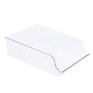 4 pacchi Organizer per bottiglie d'acqua da cucina, porta contenitori per frigorifero in plastica - Product Image 4