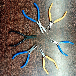 Stainless Steel Jewelry Making Pliers (Price Per Piece) | High Quality Light Weight DIY <b>Nose</b> Chain Flat Cutter Tools LUMINEX - Product Image 1