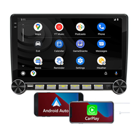 Lecteur multimédia de voiture GPS universel double 2 Din avec écran tactile, CarPlay sans fil et Android Auto, autoradio 10,1 pouces, autoradio Android