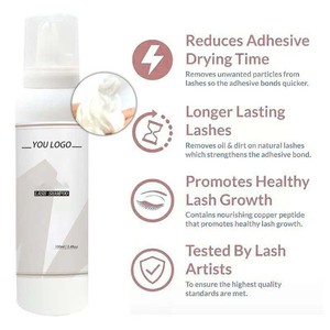 Personalizzato 100ml di panna montata detergente in schiuma ciglia Shampoo Extension per ciglia - Product Image 4