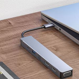 Type-C拡張ドック 5ポート多機能モバイルフォン/ラップトップドッキングステーション デュアルHDTV 4K VGA USB3.0 PD100W ディスプレイ 在庫あり - Product Image 6