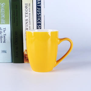Yellow <b>Ceramic</b> <b>Mugs</b> Set Of 50 Solid Color Coffee <b>Mug</b> For Giveaways HB008 - Product Image 4