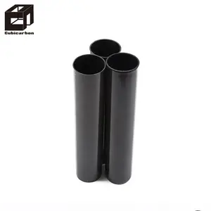 High Pressure 3k Roll-wrapped CFRP Carbon Fiber Tubes 30mm 50mm Carbon Fiber Exhaust Pipes Tubes