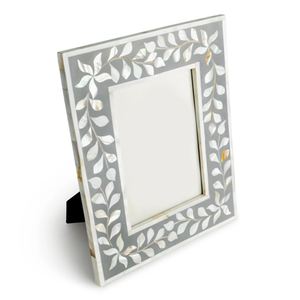 Modern Luxury Bone Inlay Photo <b>Frame</b> for Table Decor Hand Carved Photo <b>Frame</b> <b>With</b> Black Strips <b>Pictures</b> - Product Image 6