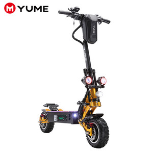 Для YUME 60 В 11-дюймовый двухмоторный электрический скутер высокомощный светодиодный свет складной дизайн для взрослых двухколесный - Product Image 1