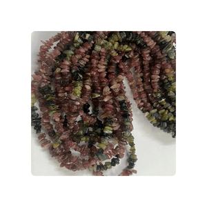 Haute qualité vente en vrac bijoux de mode tourmaline naturelle perles de pierre brute perceuse taille 4 5 mm 17 pouces perles de pierres précieuses de qualité supérieure - Product Image 1