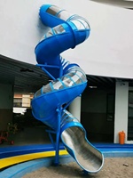 Fournisseur chinois : Toboggan, escalier et tunnel en acier inoxydable lisse, robuste, pour aires de jeux éducatives, jardins, parcs et parcs de trampolines
