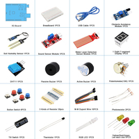 R3 CH340 Kartlı Öğrenciler İçin Yüksek Kaliteli Temel Başlangıç Seti, Raspberry Pi Öğrenme Seti, Okul Kullanımı İçin Plastik Kutuda PCB Malzemesi