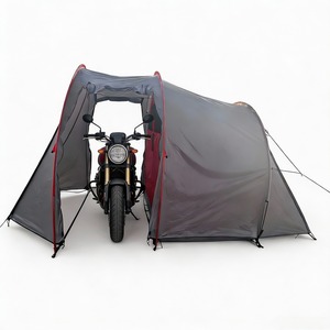 Tente de moto portable imperméable OEM avec grand garage pour vélo, abri de camping pour 2 personnes pour les voyages d'aventure en plein air - Product Image 2