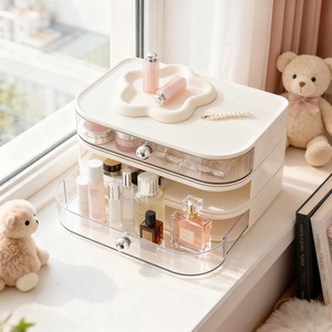 Caja Organizadora de Cosméticos Minimalista con Compartimentos, Tipo Cajón, <span class=keywords><strong>para</strong></span> Joyería, Vajilla, Lápices Labiales, Papelería, Organización de Mesa de Maquillaje - Product Image 3