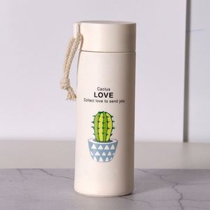 Portable Camping Office Luxury Gradient Colors 400ml Glass Water <b>Bottle</b> for Adults Gifts - Product Image 5