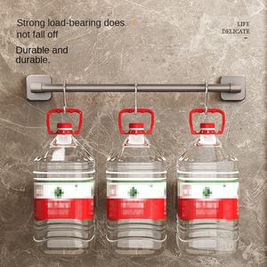 Porte-serviettes moderne à ventouse, multifonctionnel, sans perforation, solide, mural, pour salle de bain, écologique - Product Image 3