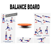 Entraîneur portatif de noyau de planche d'équilibre d'oscillation avec la surface antidérapante de bosse de TPE pour l'exercice d'entraînement de stabilité d'enfants et d'adultes