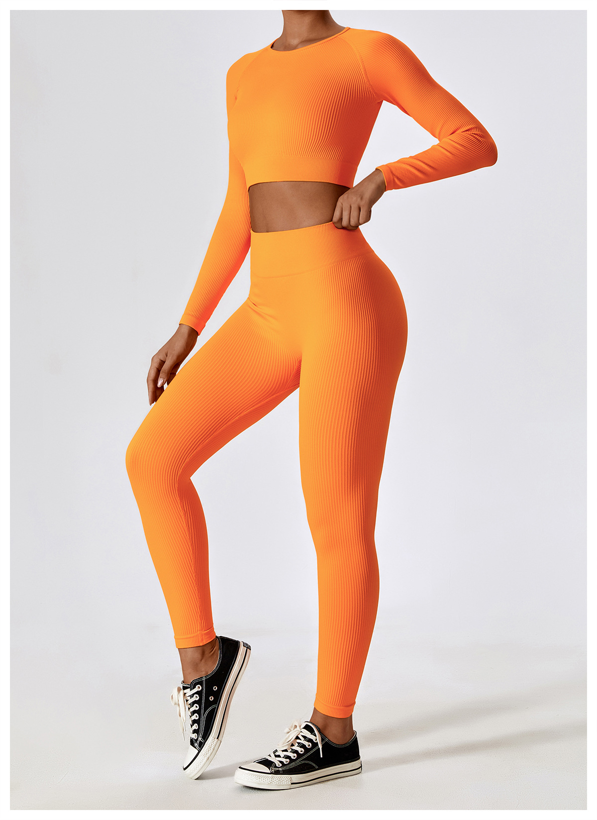 Orange Long sleeves set