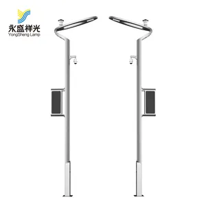 smart and intelligent street light pole with charge station led screen display Environmental Monitoring Video Monitoring WIFI