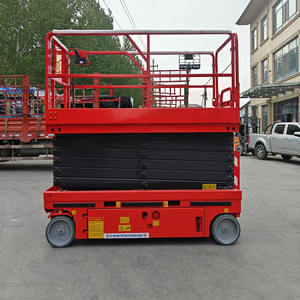 Plateforme élévatrice mobile électrique autopropulsée à ciseaux 6m-<span class=keywords><strong>14m</strong></span>, élévateur de personnel Rong Yu JT-GZ0406, capacité 80-1000kg - Product Image 3