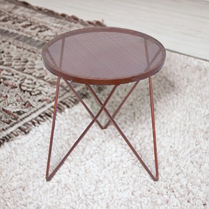 Round Metal <b>Copper</b> Coffee Tea <b>Table</b> Unique Modern Design Living room side <b>table</b> for home hotel restaurant usage - Product Image 6
