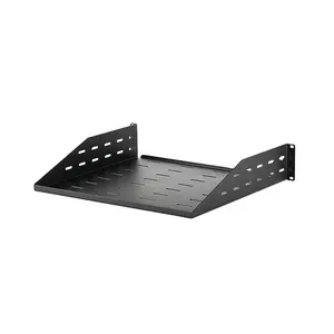 Hot Sale 1u 2u Server Rack Vaste Plank Geventileerde Rack Mount Cantilever Lade Voor 16 "19" Netwerkswitch