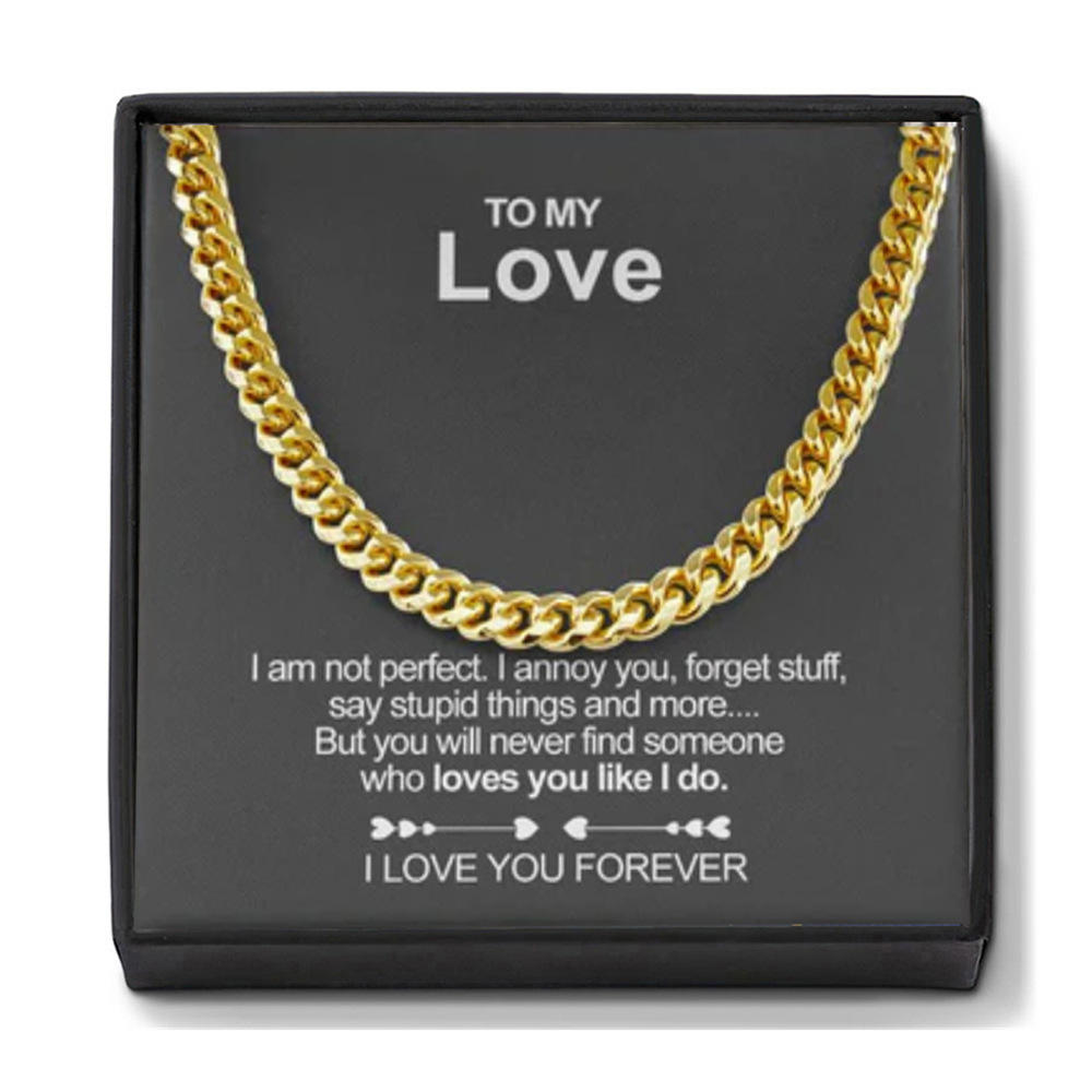 Necklace (Gold) + Card Light Box