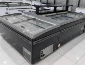 YINZHENG - Equipo <span class=keywords><strong>de</strong></span> Refrigeración Comercial <span class=keywords><strong>de</strong></span> Gran Capacidad, Tipo Isla, con Puerta Corredera <span class=keywords><strong>de</strong></span> Vidrio - Product Image 2