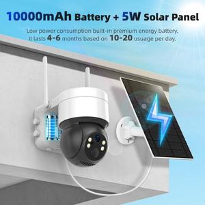 Cámara de Seguridad IP PTZ para Exteriores RH-BC10T de 3MP, con Energía Solar, Bajo Consumo, 4G y Audio Bidireccional - Product Image 3