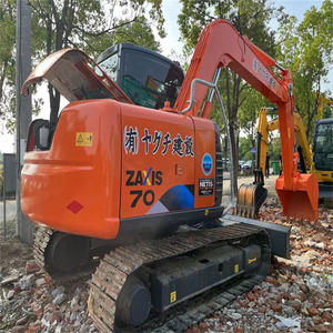 Excavadora de Orugas Usada Hitachi ZX70 de 7 Toneladas Importada de Japón con Motor, Caja de Cambios y Bomba en Venta - Product Image 1