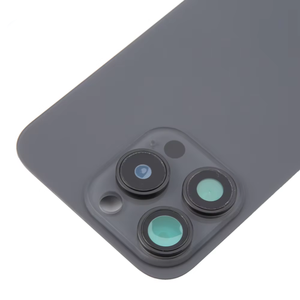 Verre arrière de remplacement pour <span class=keywords><strong>iPhone</strong></span> 6, 7, 8, XS, 11, 12, 13, 14, PM, 15, 16, boîtier avec trou d'objectif de caméra, cadre, lunette, plaque métallique - Product Image 4