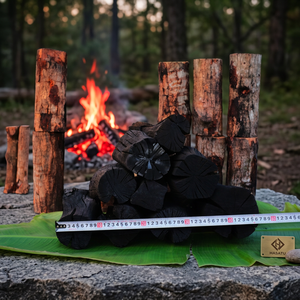Bâtonnets de charbon de mangrove de qualité supérieure – Charbon de bois dur pour grillades en extérieur et cuisson professionnelle - Product Image 1
