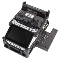 Máquina empalmadora de fibra óptica de gama alta, máquina empalmadora de fusión de alineación de núcleo de 6 motores, equipo OPM VFL para compatible con 3G 4G POE