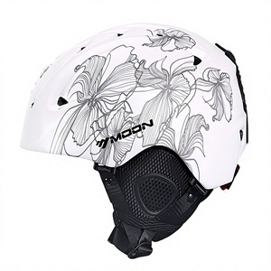 Casco <span class=keywords><strong>de</strong></span> Nieve Profesional MOON Modelo MS86, Material PCPES, Diseño para Cabezas Asiáticas, Equipo <span class=keywords><strong>de</strong></span> Esquí Unisex Todo en Uno, Mantiene el Calor - Product Image 1