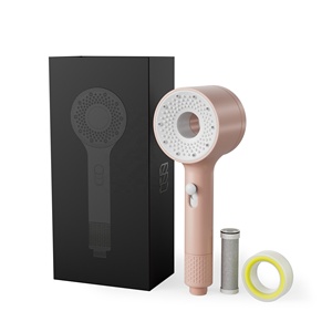 Pomme de douche portative d'aromathérapie pour eau dure <span class=keywords><strong>avec</strong></span> filtre à vitamine C et filtre ACF, élimination du chlore, purification de l'eau - Product Image 1