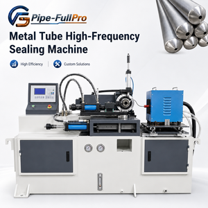 <b>Pipe</b> Sealing <b>Machine</b> High Frequency Automatic End Closing Equipment for Stainless Steel and Metal Tube <b>Processing</b> - Product Image 1