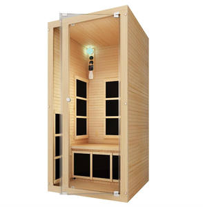 Sauna de infrarrojo lejano EMF bajo para 1 persona de <span class=keywords><strong>madera</strong></span> con cicuta <span class=keywords><strong>canadiense</strong></span> al por mayor - Product Image 3