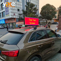Yake couleur P2.5 voiture haut LED affichage P4 P5mm véhicule publicité affichage voiture publicité écran pour Taxi toit