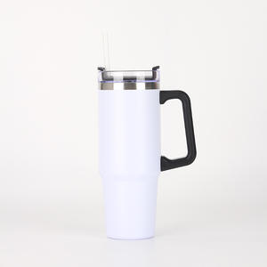 Nuevo Estilo Termo de Acero Inoxidable 304 de 40oz con Asa y Popote, Aislamiento Térmico de 12-24 Horas, Ecológico - Product Image 4