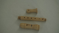 Aiersi Brand Chinese Dizi Wooden Music Instruments Maple 3 Piece Soprano Recorder Flute German Style in Stock