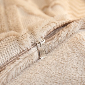 <span class=keywords><strong>Funda</strong></span> <span class=keywords><strong>de</strong></span> cojín <span class=keywords><strong>de</strong></span> felpa corta, estilo nórdico, color sólido, 45x45, otoño e <span class=keywords><strong>invierno</strong></span>, para cabecera, exterior, novedad - Product Image 5